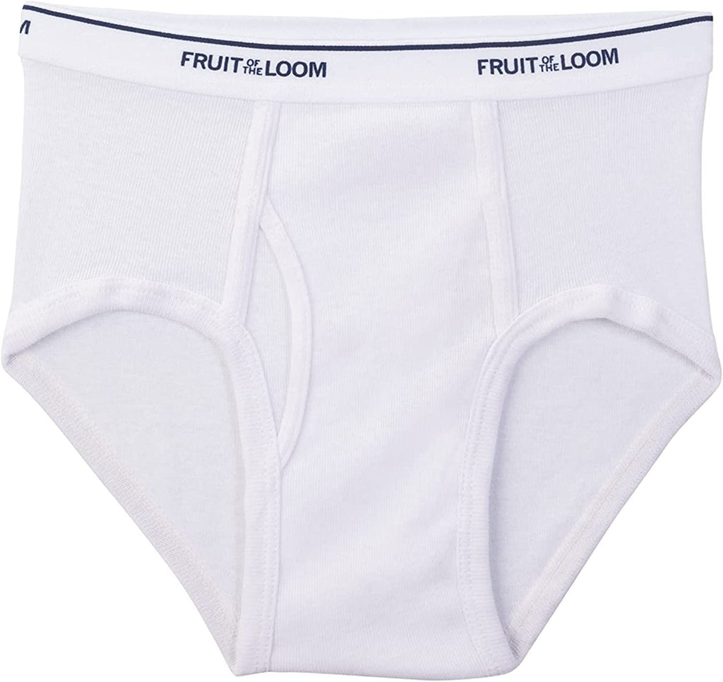 Fruit of the Loom Boys' Tag Free Cotton Briefs (Assorted Colors)
