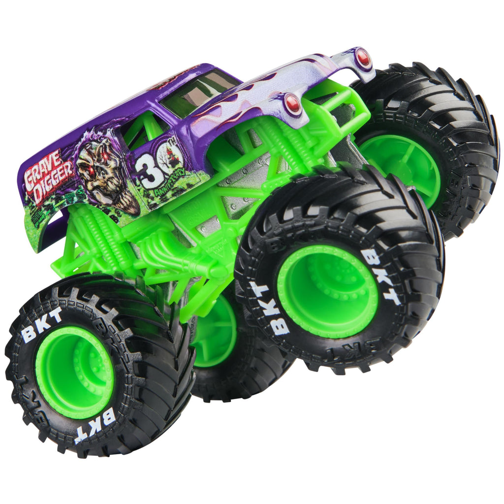 Monster Jam, Official Grave Digger Monster Truck, Die-Cast Vehicle, 1:64 Scale, Kids Toys for Boys Ages 3 and up
