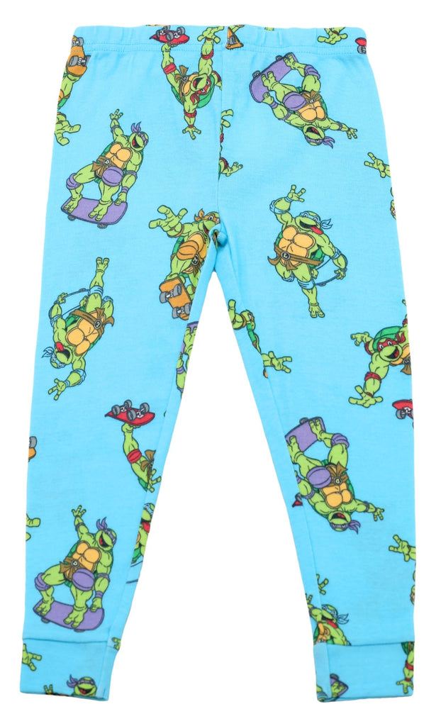 Nickelodeon Ninja Turtle Pajamas for Boys, Toddler 4 Piece Snug Fit TMNT Pajamas for Kids, Ninja Turtle Pj Pants & Shirt Set, 5T