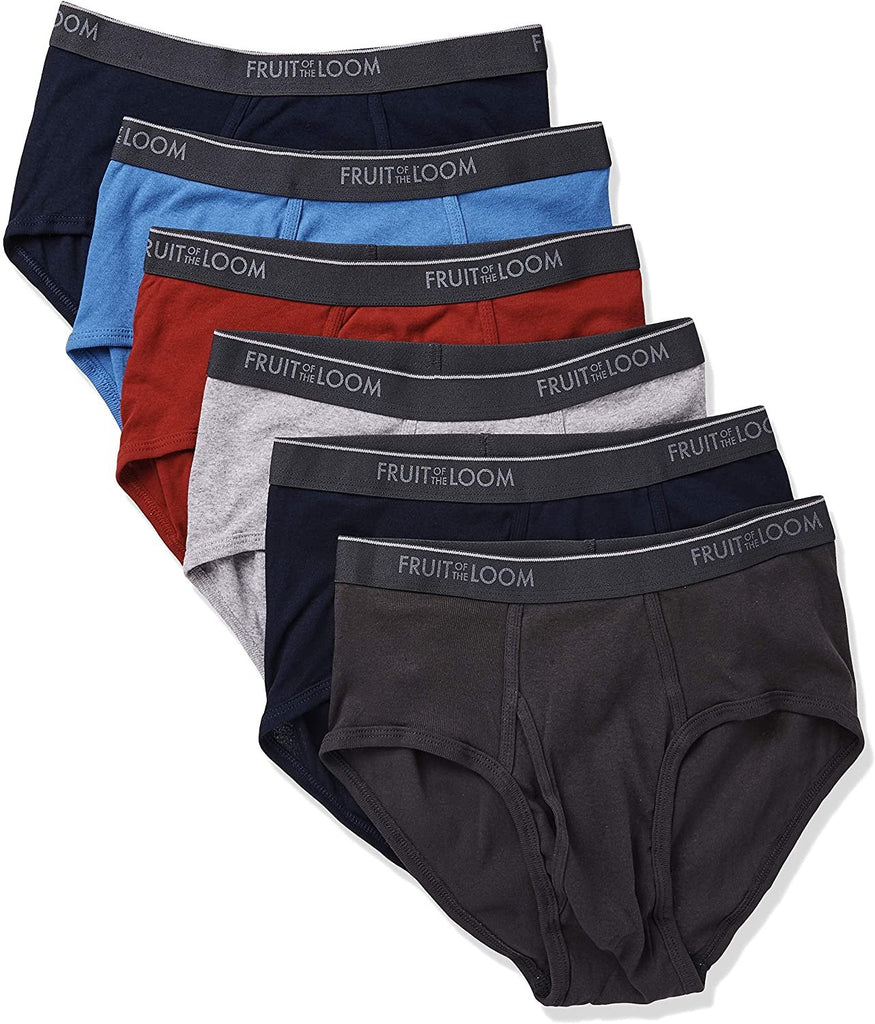 Fruit of the Loom Men's Assorted Fashion Brief(Pack of 6)