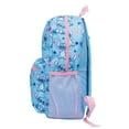 Disney Stitch Girls’ 16" Backpack – Main Zipper Compartment, Front Pocket, Mesh Side Pockets & Adjustable Shoulder Straps