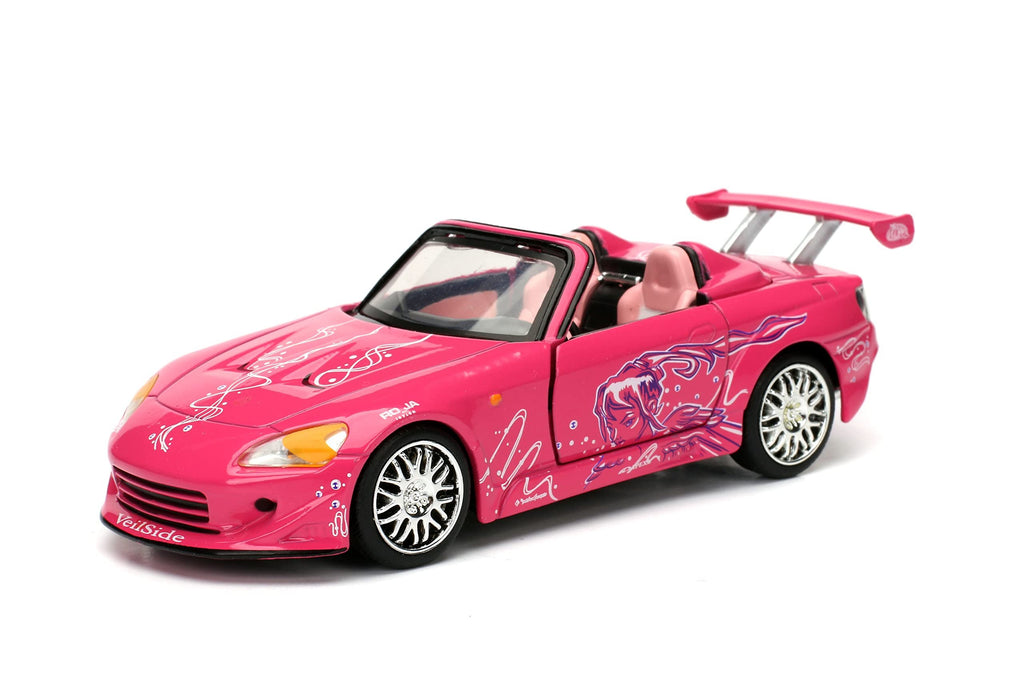 Jada Suki's Honda S2000 Convertible Pink with Graphics Fast & Furious Movie 1/32 Diecast Model Car