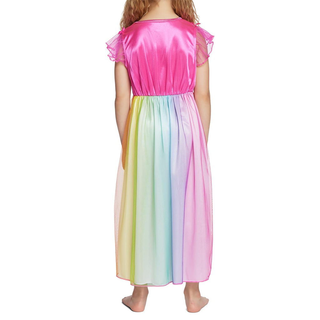 Disney Girls' Princess Fantasy Gown Nightgown, PRINCESS PARTY GOWN 4, 6