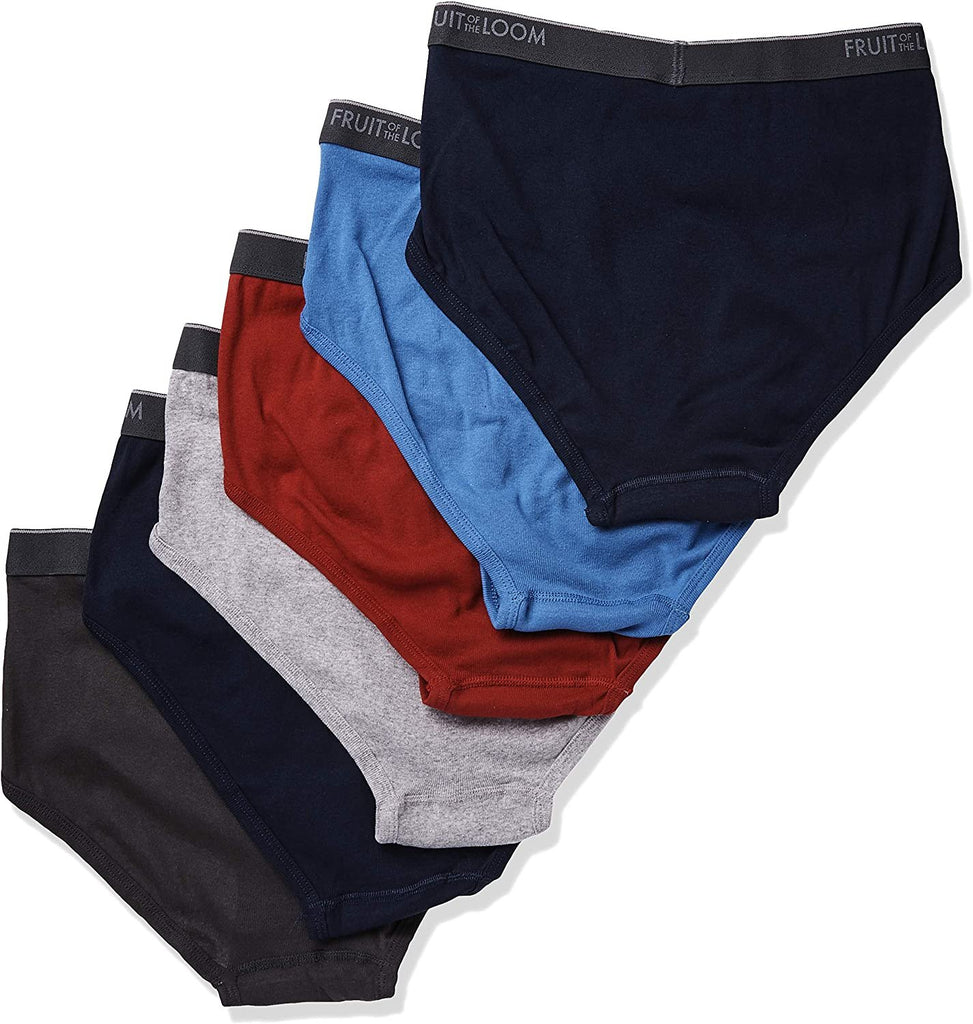 Fruit of the Loom Men's Assorted Fashion Brief(Pack of 6)
