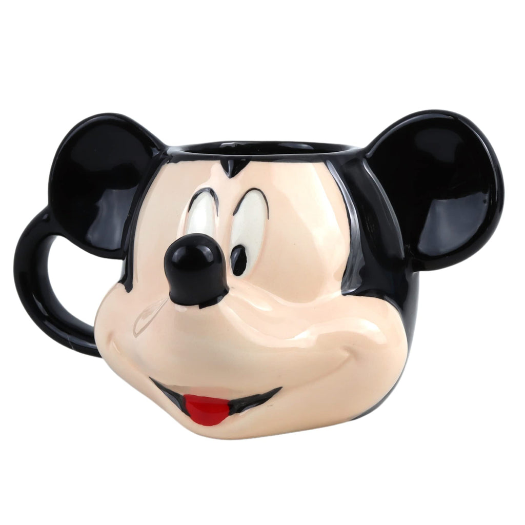 Jerry Leigh Mini Disney Mickey Mouse Head Espresso Mug, Limited Edition Hand Sculpted Collectors Cup, Gift Box Included, 3 Ounces
