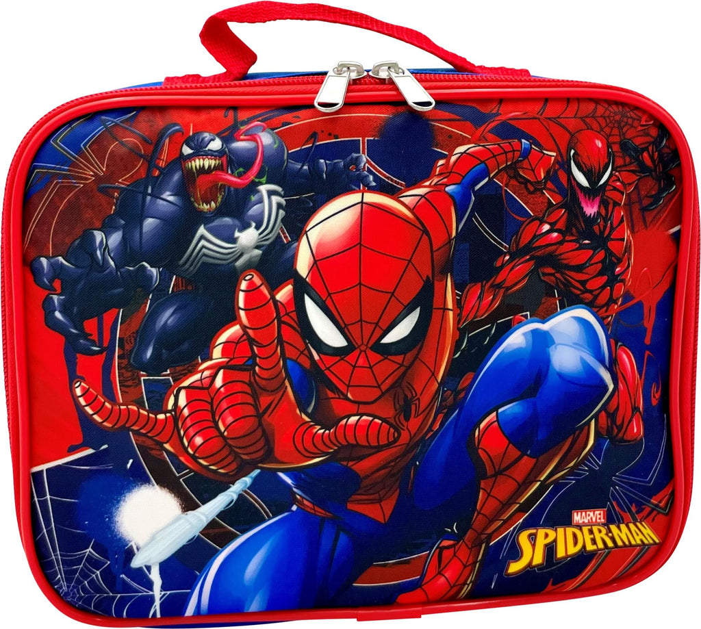 Disney/Marvel Licensed Kids Insulated Lunch Box (Cars- Red)