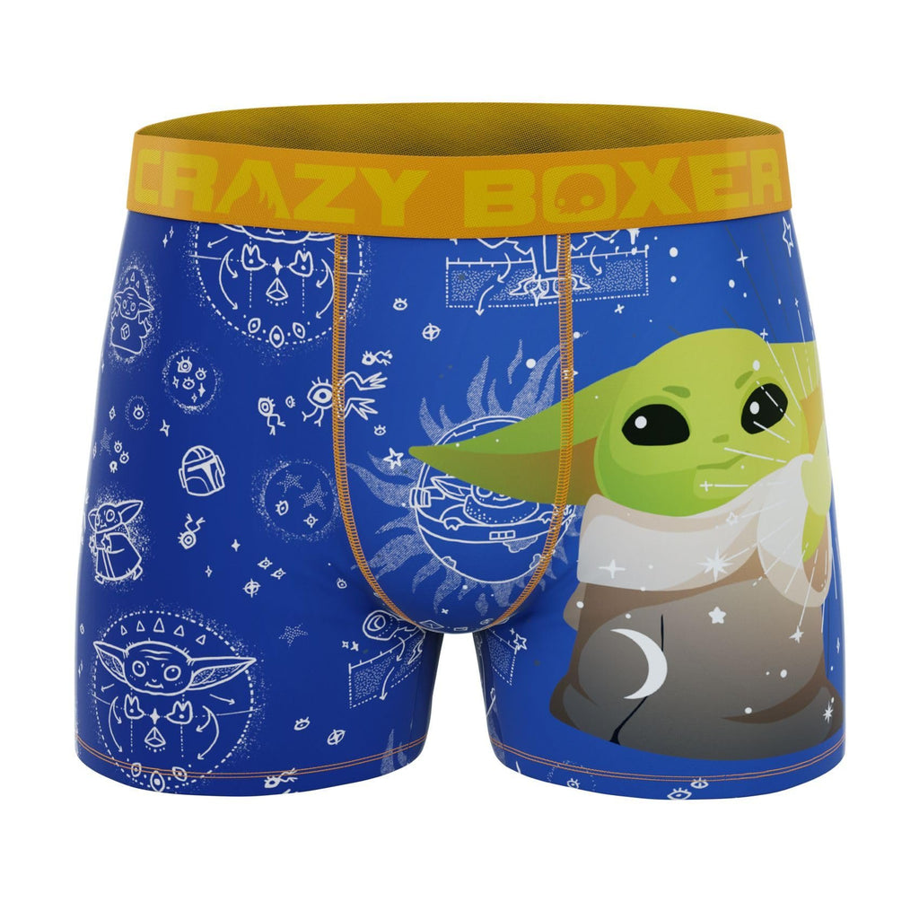 CRAZYBOXER Men's Underwear The Mandalorian Soft Comfortable Boxer Brief Original (3 PACK)