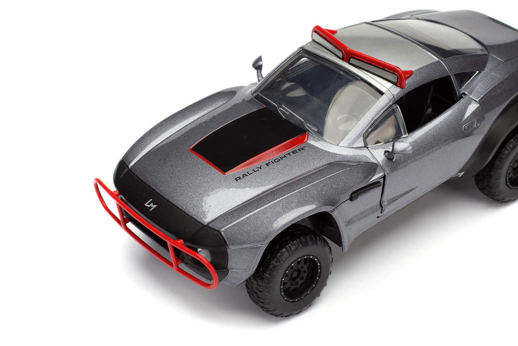 Jada Toys Fast & Furious 1:24 Letty's Rally Fighter Die-cast Car, toys for kids and adults, Gray, Standard