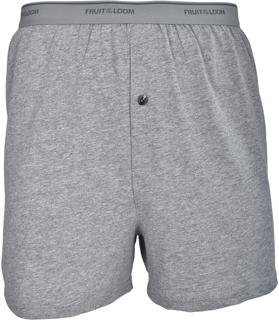 Fruit of the Loom Solid Knit Boxers 3-Pack (Colors and patterns may vary)