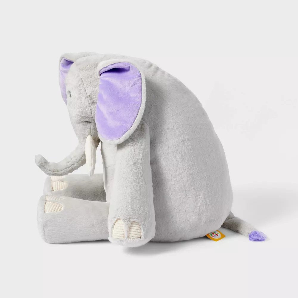 19'' Elephant Stuffed Animal - Gigglescape Zoo Animal 19.5x21x19