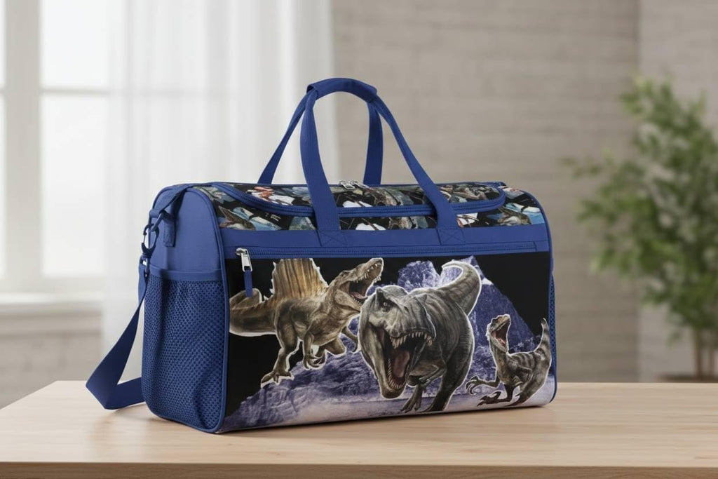 Disney Kids Duffle Bag 16.5" – Travel & Sports Bag with Zipper Pocket, Mesh Side Pockets & Shoulder Strap