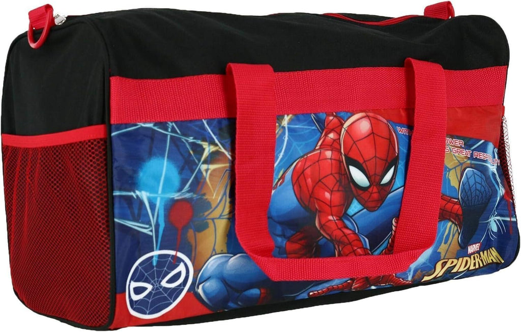 Spiderman Boys 18" Carry-On Duffel Bag Spider Man Superhero Marvel