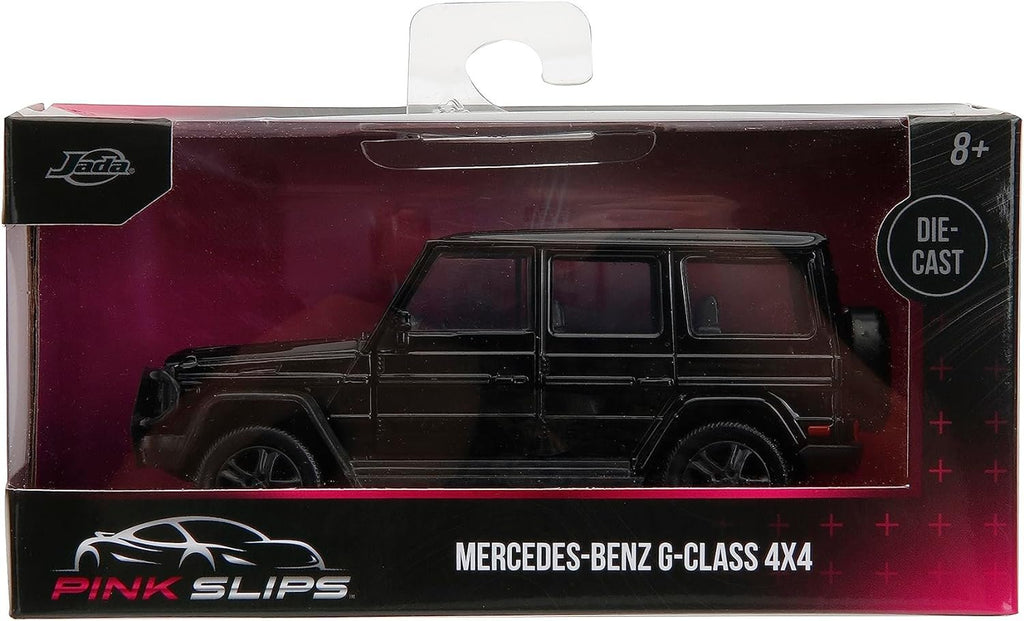 Pink Slips 1:32 W1 Mercedes Benz G Class 4x4 Die-Cast Car, Toys for Kids and Adults (Black)