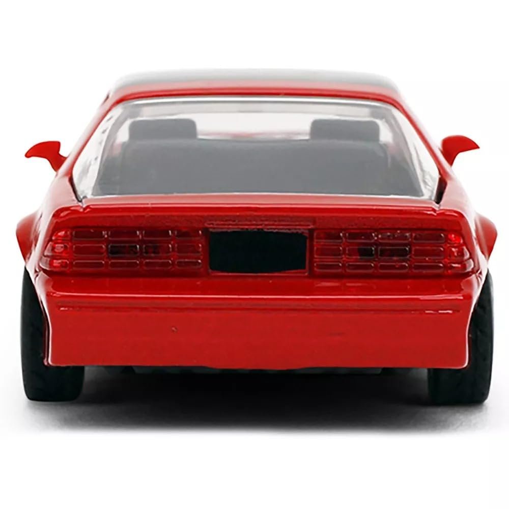 Jada Majorette Collection – 1985 Chevy Camaro 1:64 Die-Cast Model Car with Rubber Tires & Display Case, for Collectors & Adults