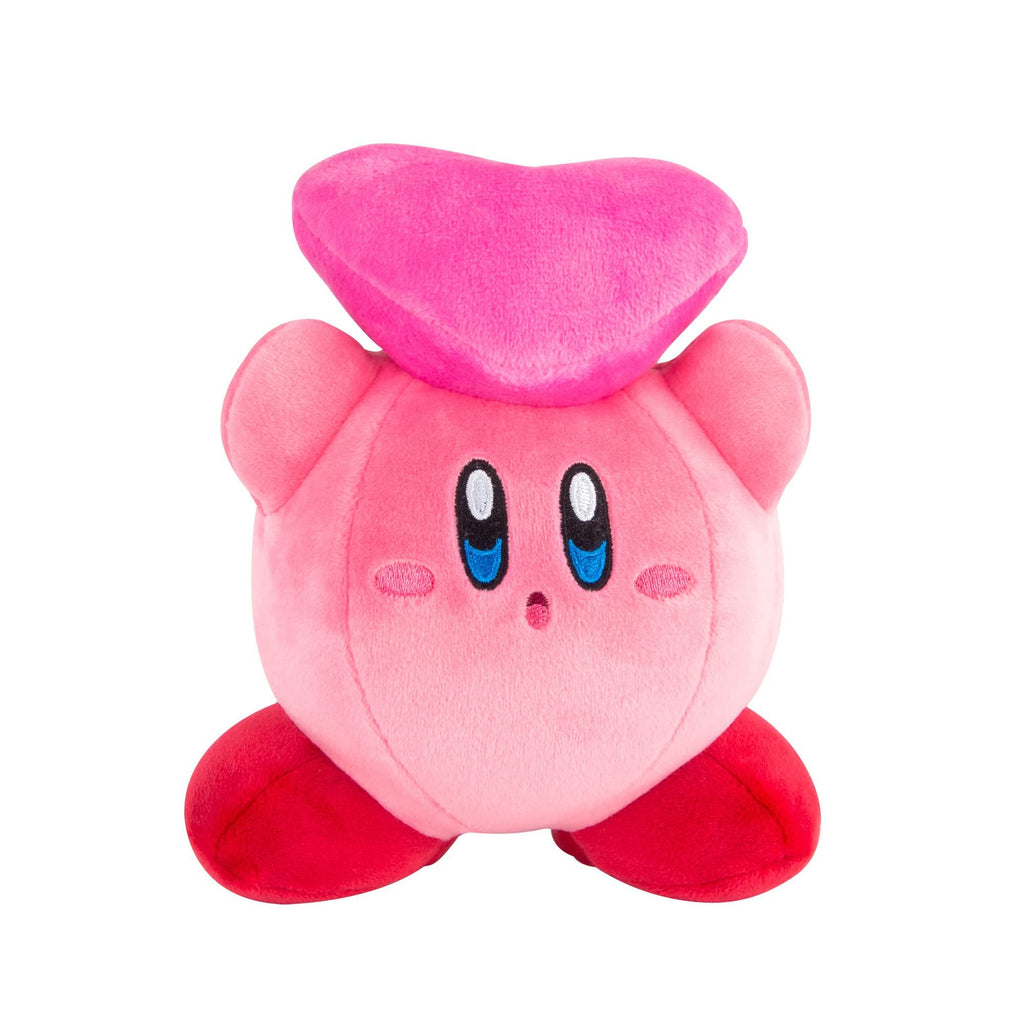 Club Mocchi Mocchi- Kirby Plush - Kirby and Friend Heart Plushie - Soft and Squishy Video Game Collectibles - Valentines Day Gifts and Valentines Day Decor - Gaming Room Decor - 6 Inch