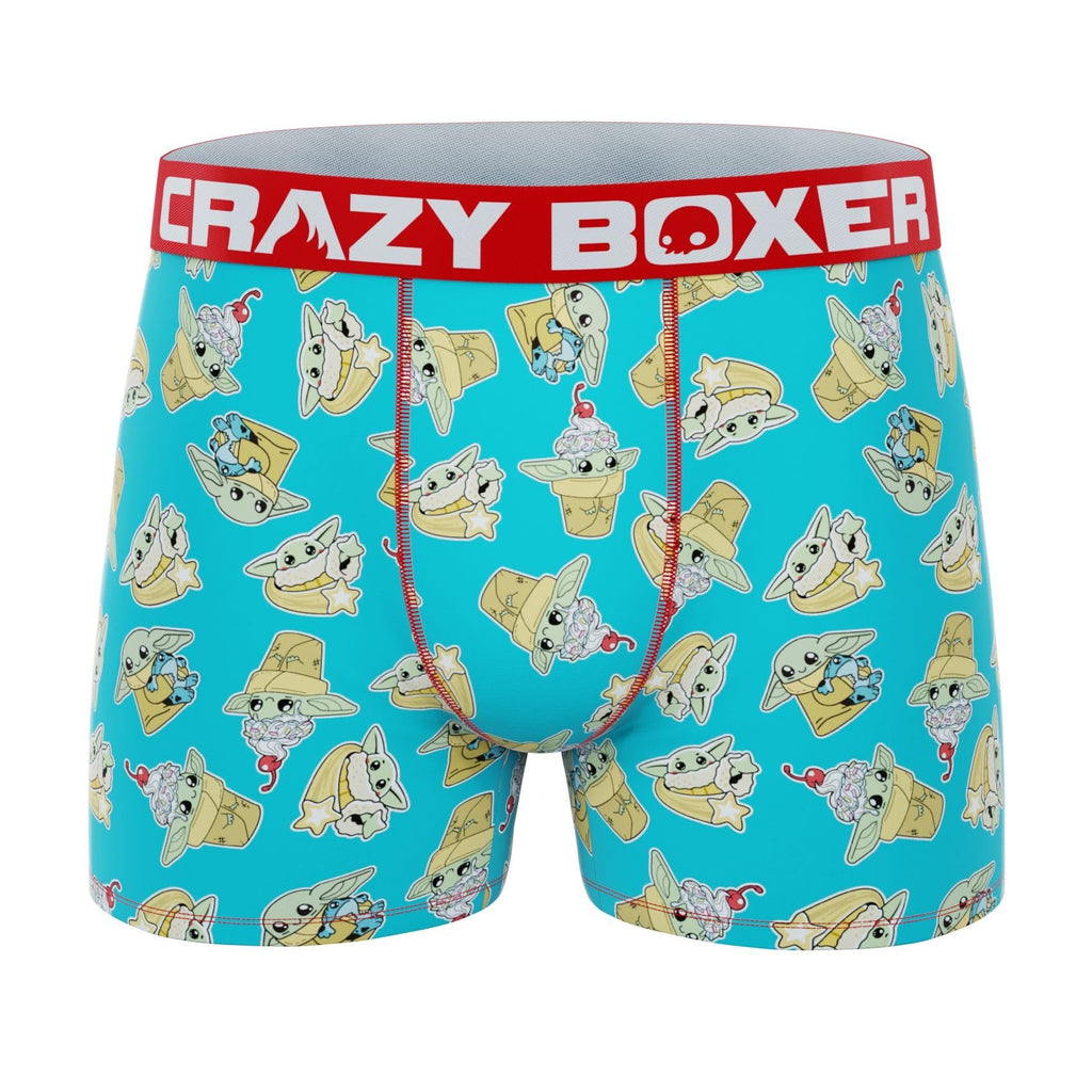 CRAZYBOXER Men's Underwear The Mandalorian Soft Comfortable Boxer Brief Original (3 PACK)