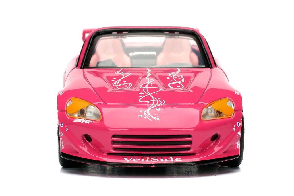 Jada Suki's Honda S2000 Convertible Pink with Graphics Fast & Furious Movie 1/32 Diecast Model Car