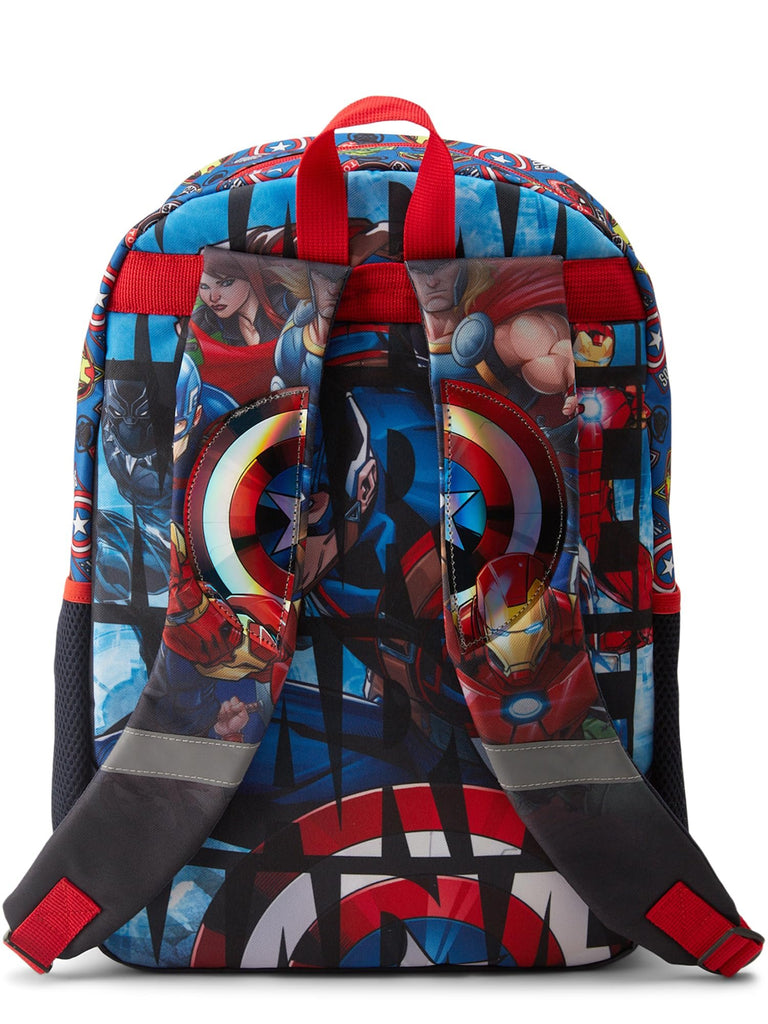 Marvel Spiderman, Iron Man, Hulk, Black Panther and Captain America Backpack for School - 16" Small Kids Bookbag Knapsack for Boys, Girls, Toddlers