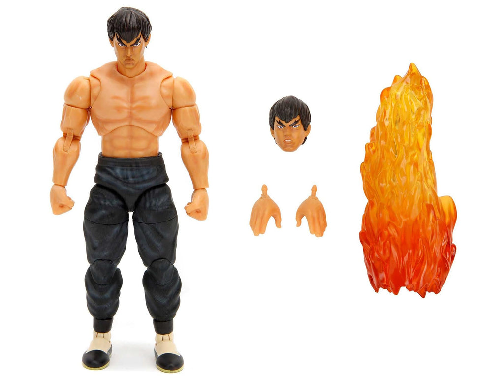 Street Fighter II 6" Fei Long Action Figure, Toys for Kids and Adults