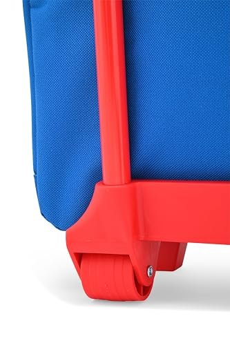 Fast Forward Spiderman Boys 16" Soft Luggage - Cute & Durable Carry-On Suitcase for Travel 16X12X5