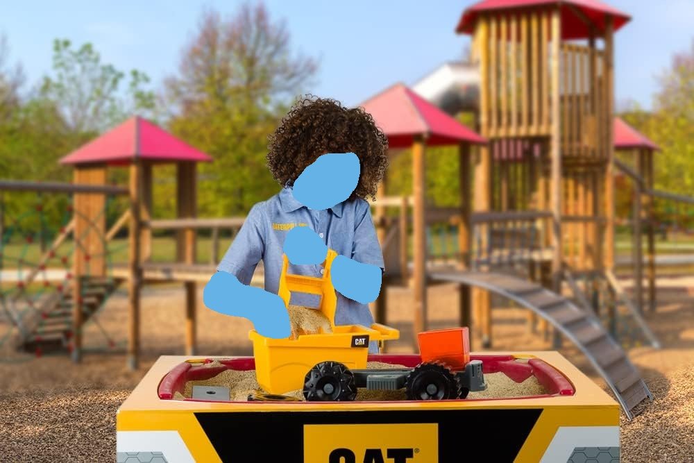 CAT Construction Toys, Sandbox Construction, Dump Truck Sand Set with Sand Accessories, Ages 3 and up