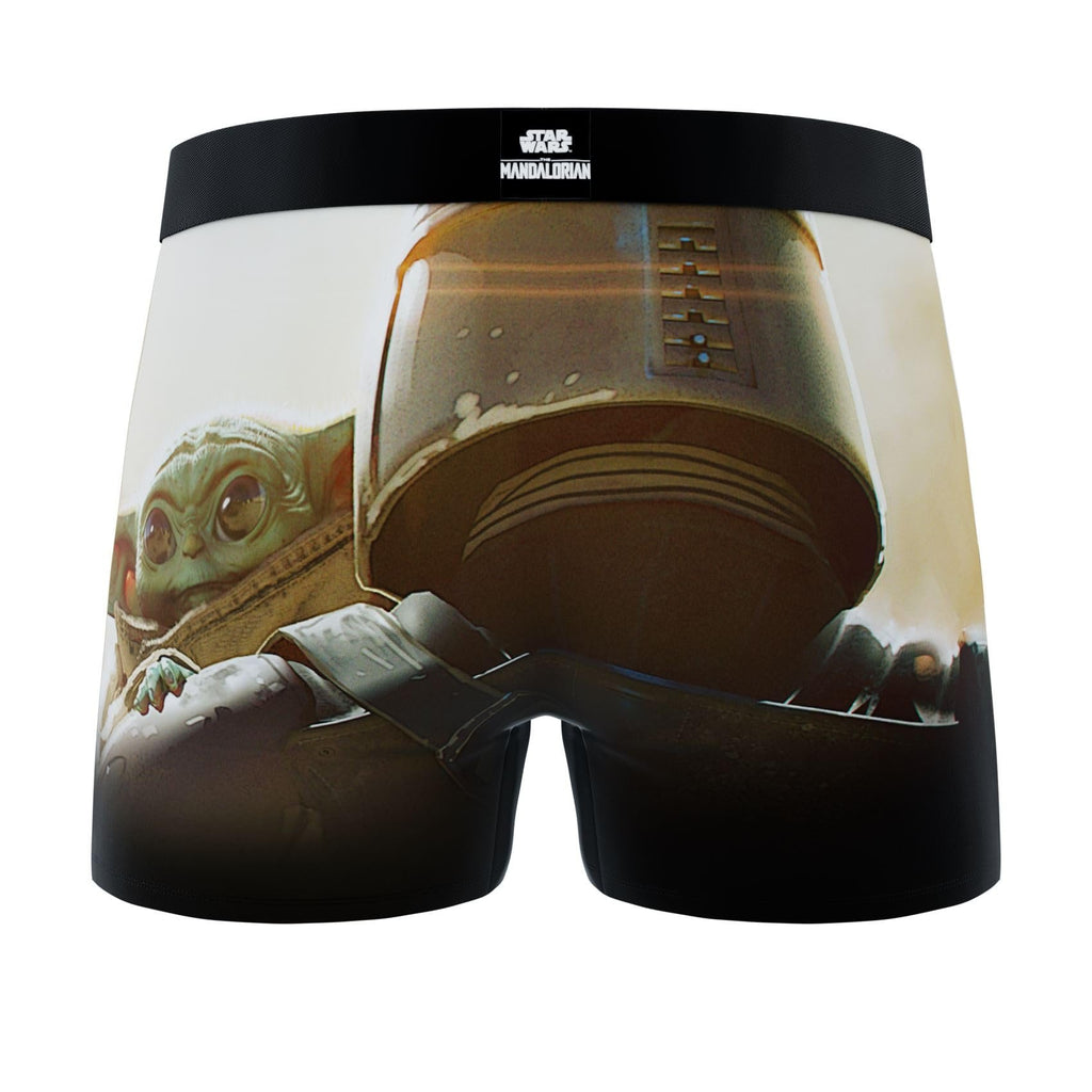 CRAZYBOXER Men's Underwear The Mandalorian Soft Comfortable Boxer Brief Original (3 PACK)