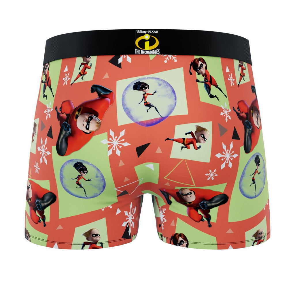 CRAZYBOXER Men's Underwear The Incredibles Soft Boxer Brief Distortion-free