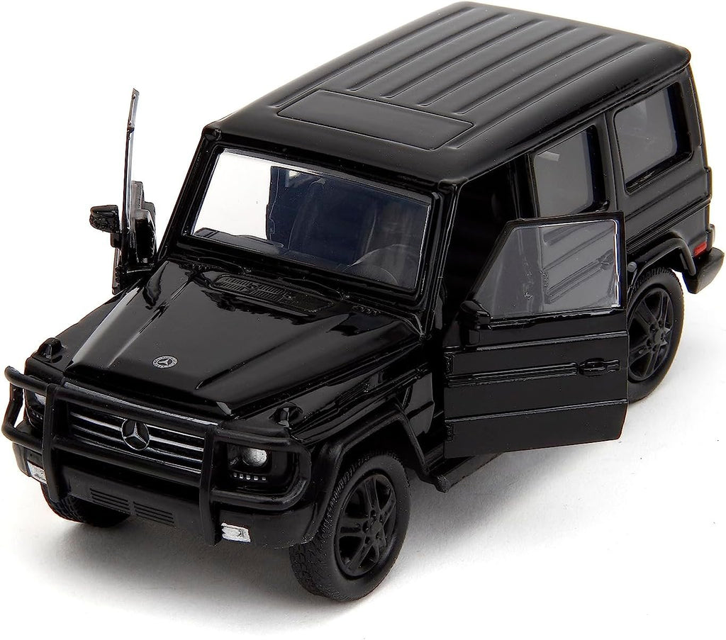 Pink Slips 1:32 W1 Mercedes Benz G Class 4x4 Die-Cast Car, Toys for Kids and Adults (Black)