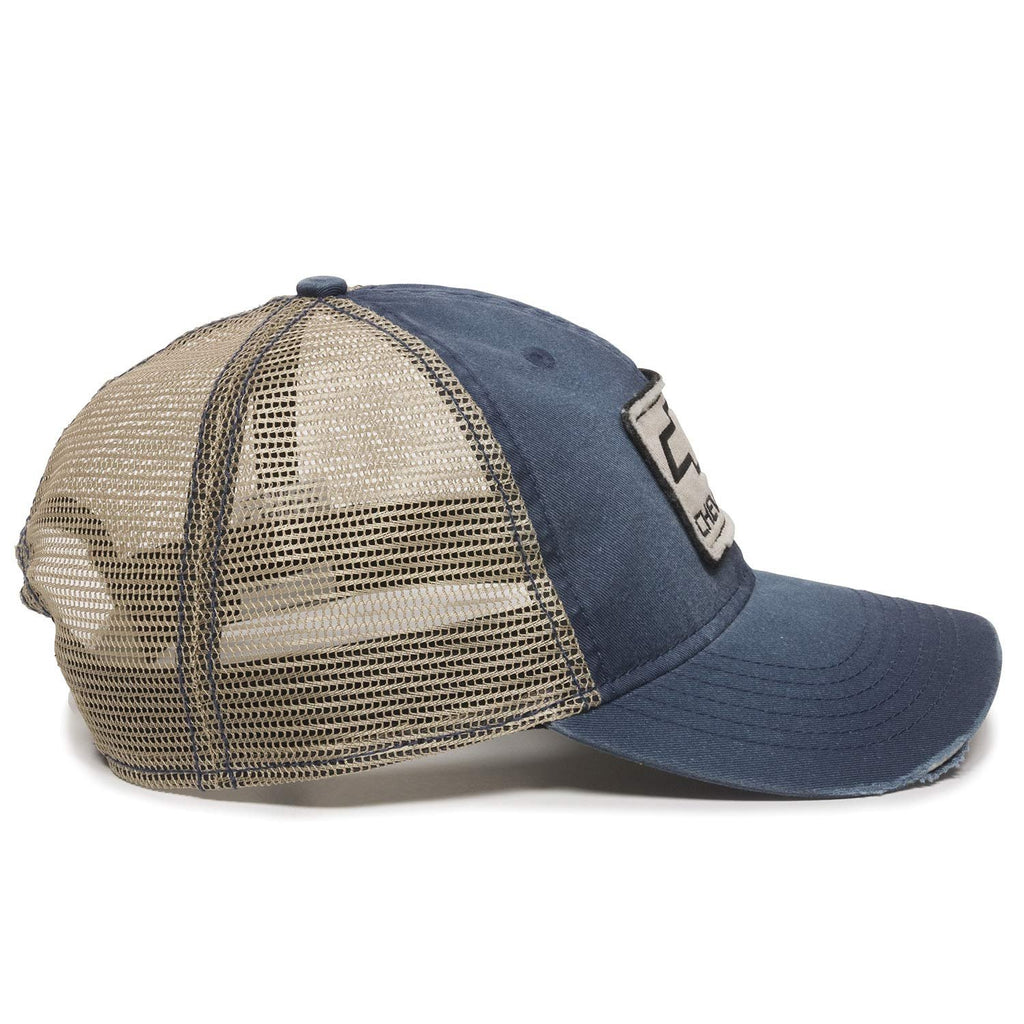Outdoor Cap Standard GEN15A Chevrolet Dark Navy/Khaki, One Size Fits