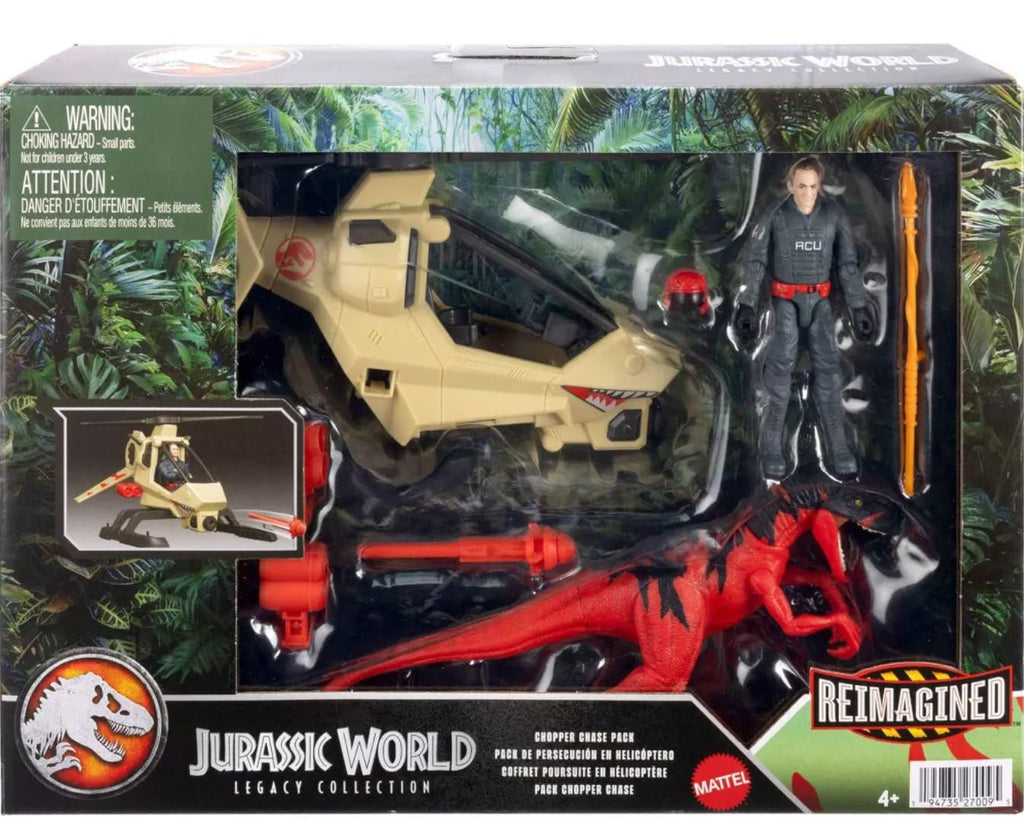 Jurassic Legacy Collection Reimagined Chopper Chase Pack
