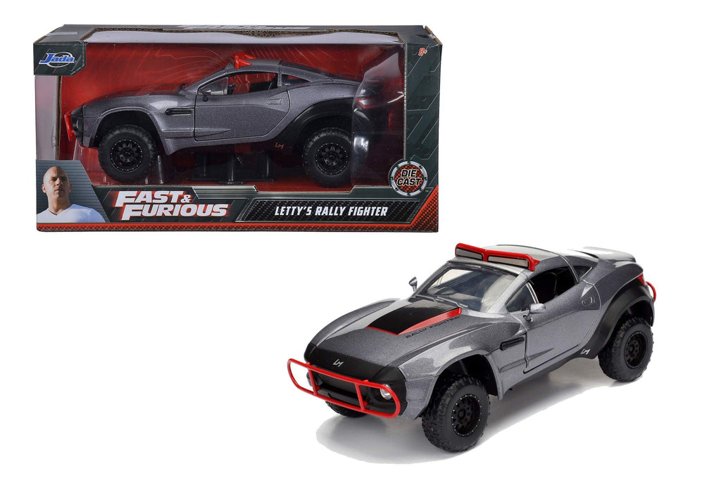 Jada Toys Fast & Furious 1:24 Letty's Rally Fighter Die-cast Car, toys for kids and adults, Gray, Standard
