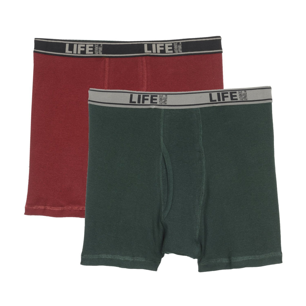 Life Men's 12 Pack Sexy Comfortable Breathable Soft Boxer Briefs 100% Cotton Underwear For Men