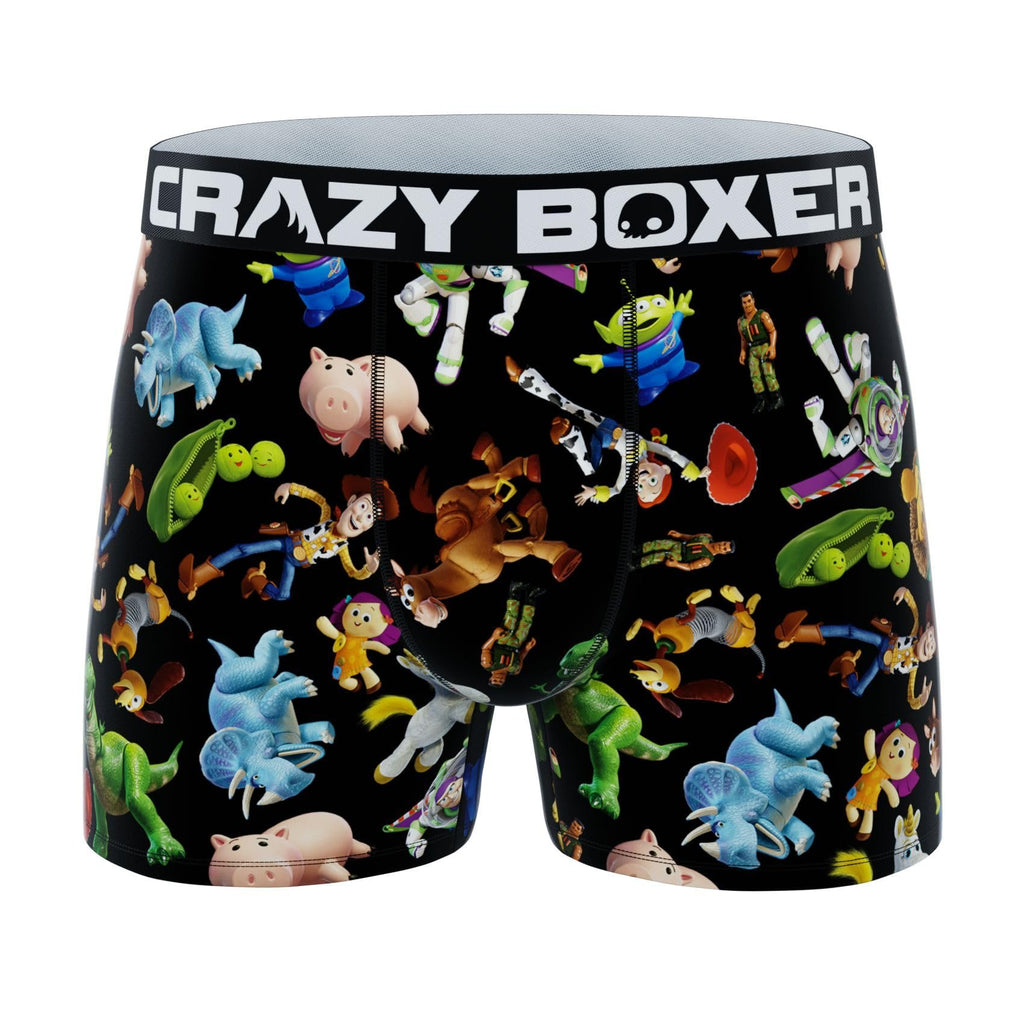 CRAZYBOXER Men's Underwear Toy Story Comfortable Freedom of movement Boxer Brief Resistant (3 PACK)