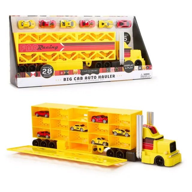 FAO Schwarz Ultimate Truck Collection with Six Cars