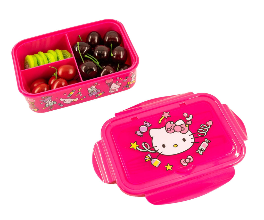 Fast Forward Spiderman, Paw Patrol, Bluey or Hello Kitty Bento Lunch Box for Kids | Marvel Food Container with Utensils