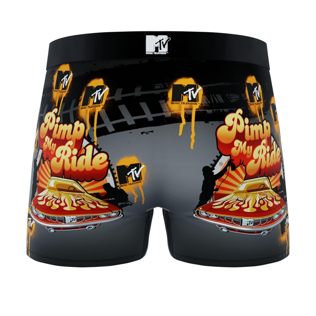 CRAZYBOXER Mtv Beavis And Butthead Men's Boxer Brief Men's Underwear Breathable (3 PACK)