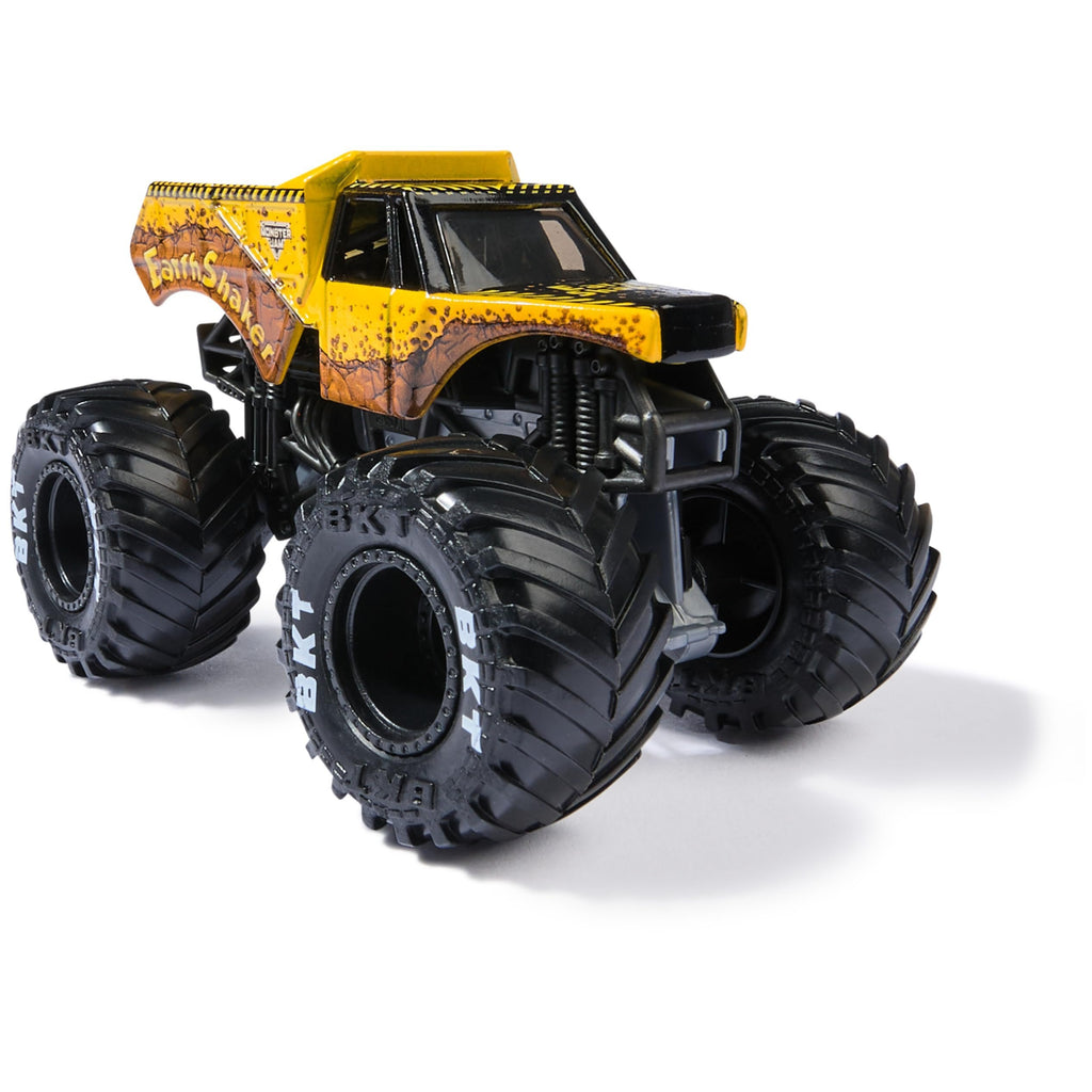 Monster Jam, Official Earth Shaker Monster Truck, Die-Cast Vehicle, 1:64 Scale, Kids Toys for Boys Ages 3 and up