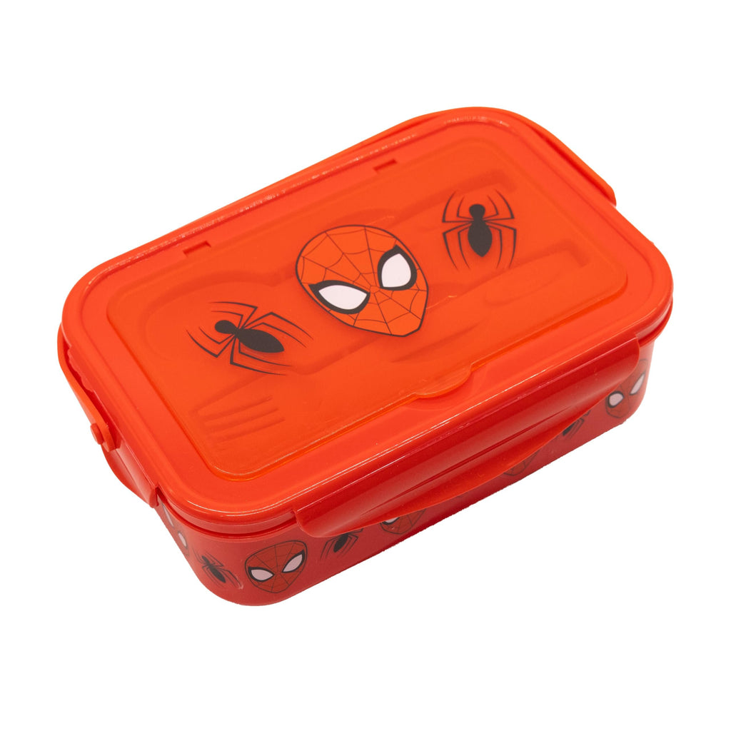 Fast Forward Spiderman, Paw Patrol, Bluey or Hello Kitty Bento Lunch Box for Kids | Marvel Food Container with Utensils