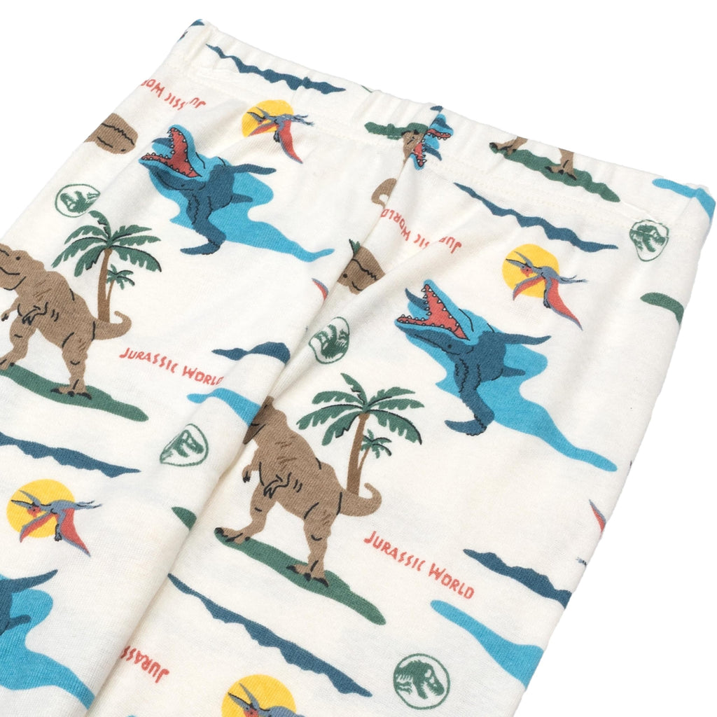 Jurassic World Boys' 4-Piece Snug-fit Cotton Pajama Set, Soft & Cute for Kids