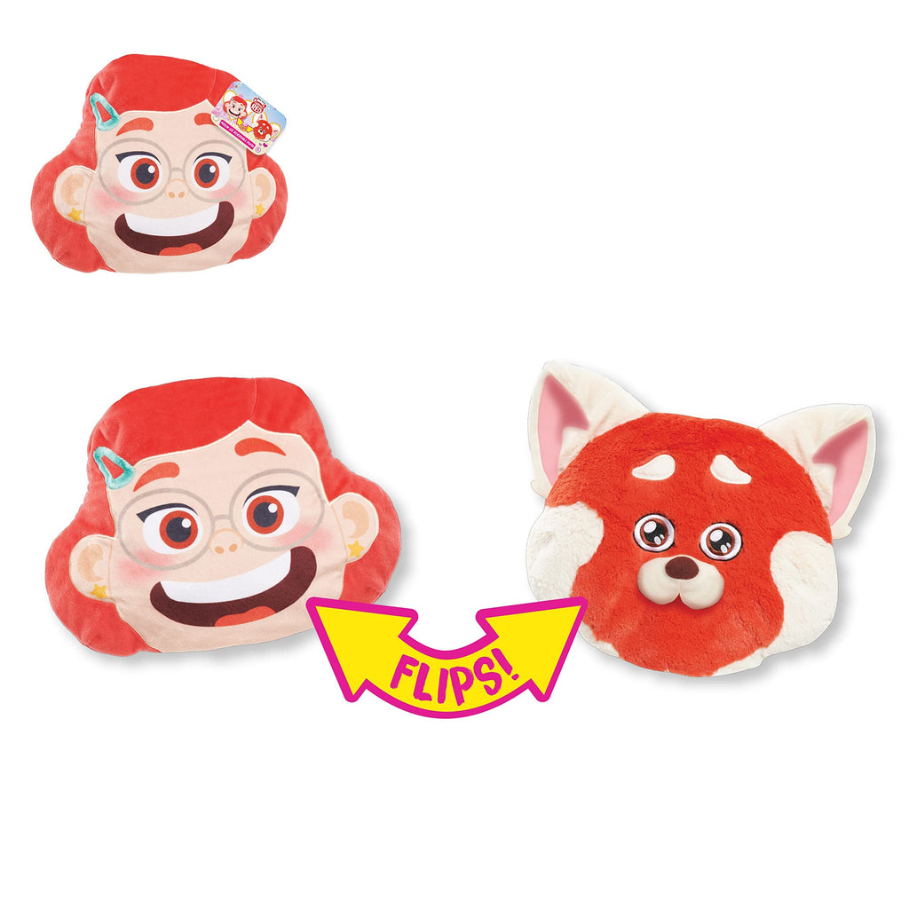Disney and Pixar Turning Red Meilin Lee Reversible 11-inch Plushie Character Head