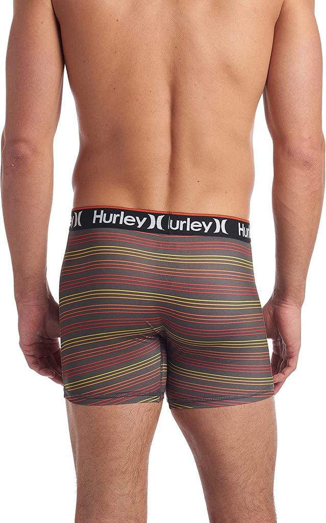 Hurley Men's 3 Pack Regrind Boxer Briefs