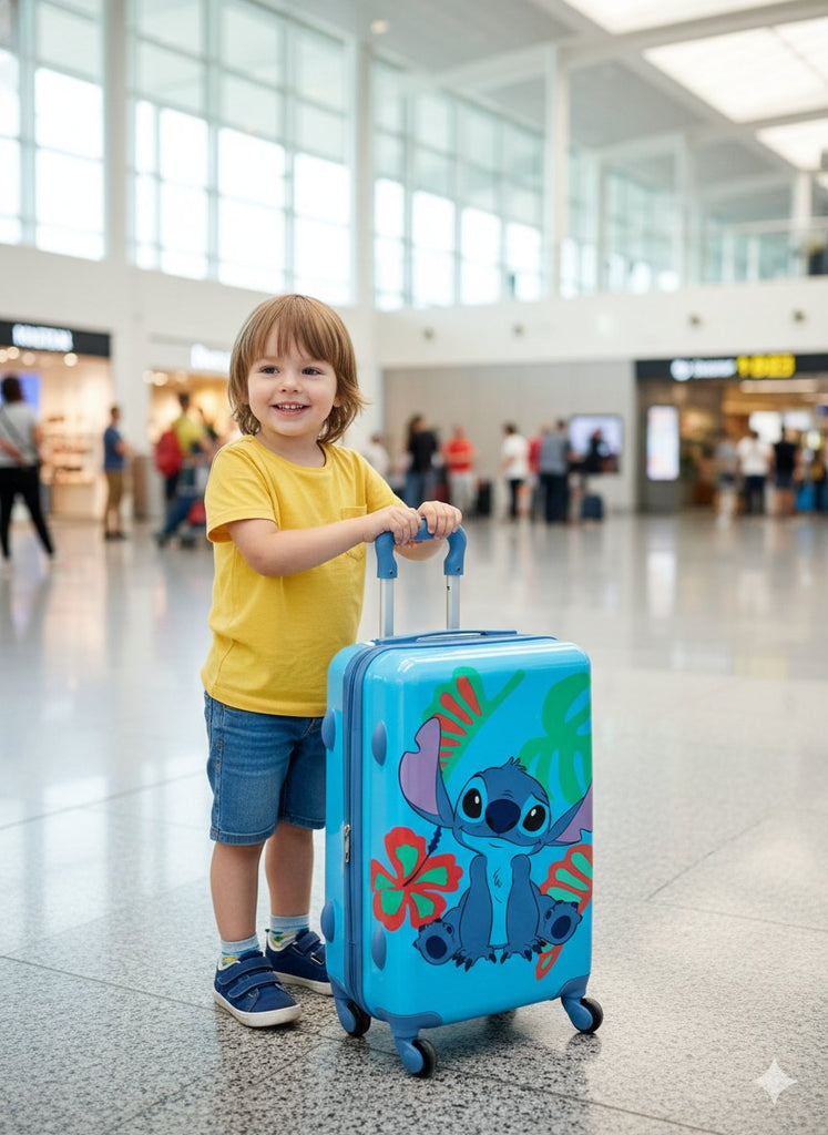 Disney Character 20" Hardshell Luggage - Toy Story, Stitch and more! Hard-side Suitcase for Travel with Spinner Wheels 20"x12"x8"