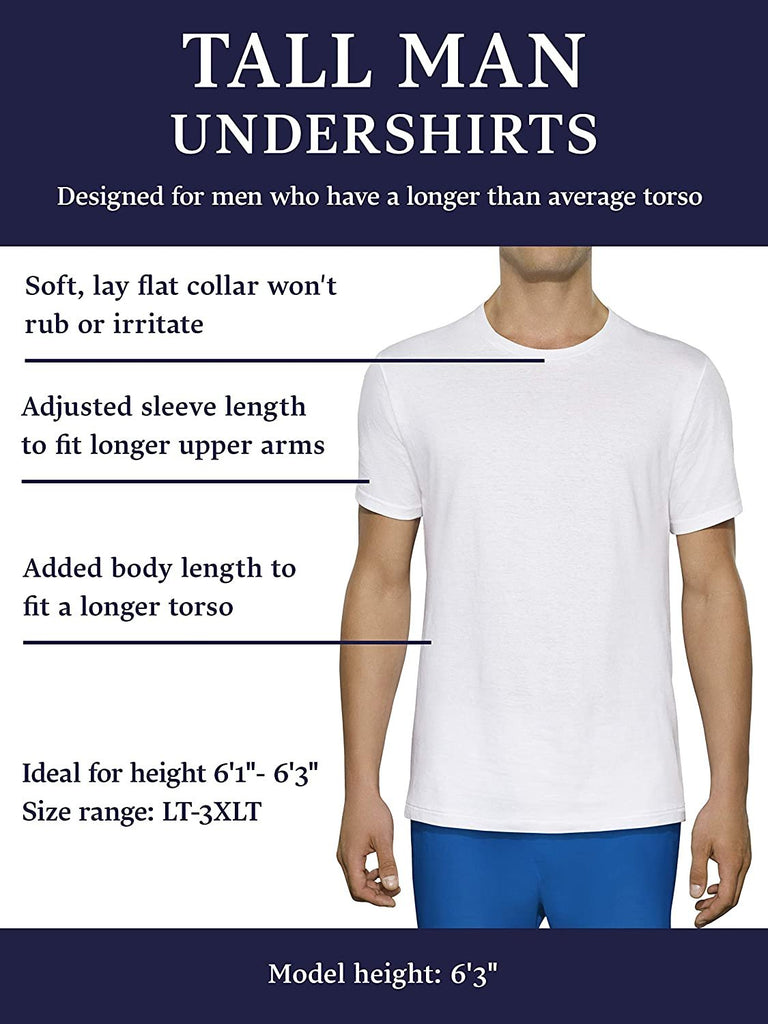 Fruit of the Loom Men's Big and Tall Tag-Free Underwear & Undershirts