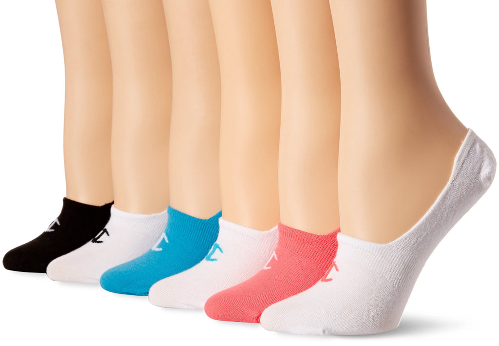 Champion Double Dry 6-Pair Pack Performance Invisible Liner Socks