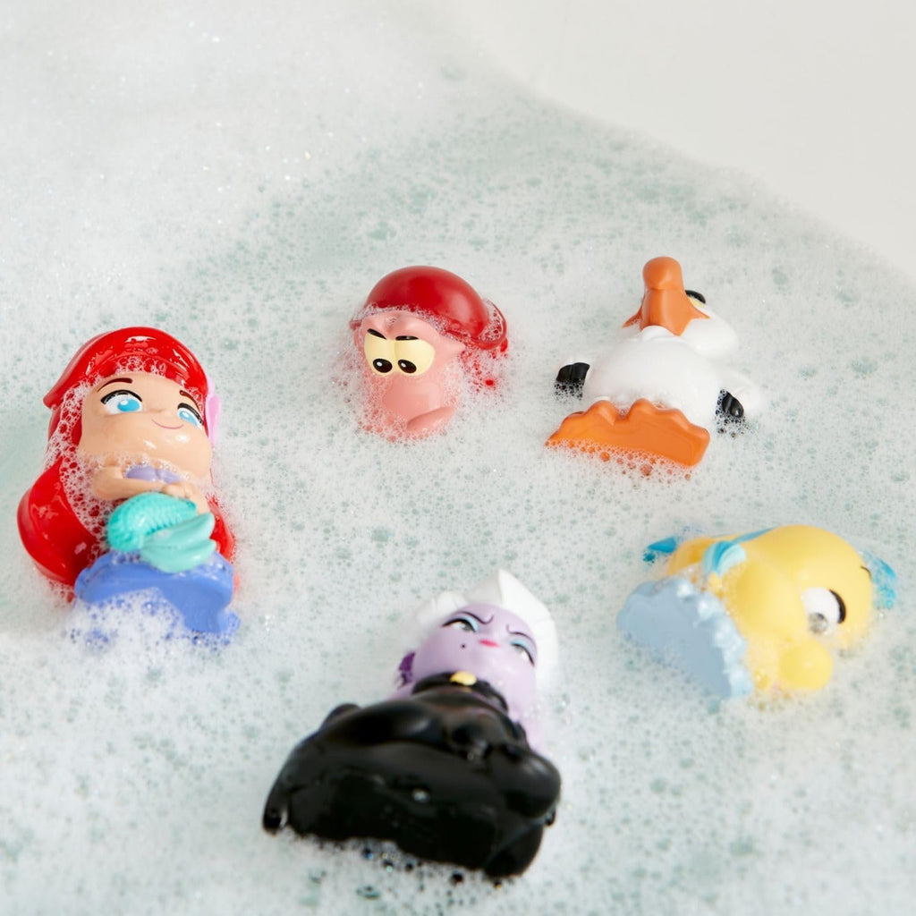 Official Bath Set (Little Mermaid) - Kids Bath Accessories with Beloved Disney Characters - Colorful and Fun Bath Time Essentials for Kids - Suitable for All Ages