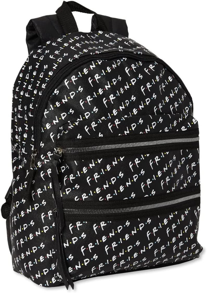 Friends TV Series Backpack Zip Pockets 16" W x 12" H x 5" D