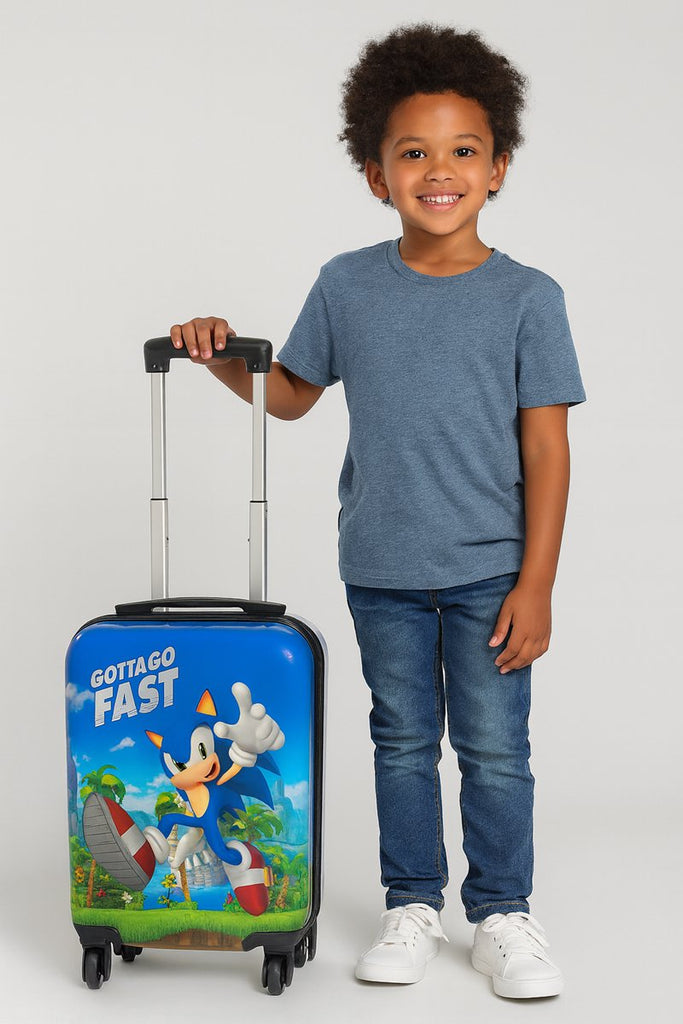 AI ACCESSORY INNOVATIONS Kids Luggage and Backpack Set - 18" Luggage Suitcase With Wheels, 13.75" Backpack