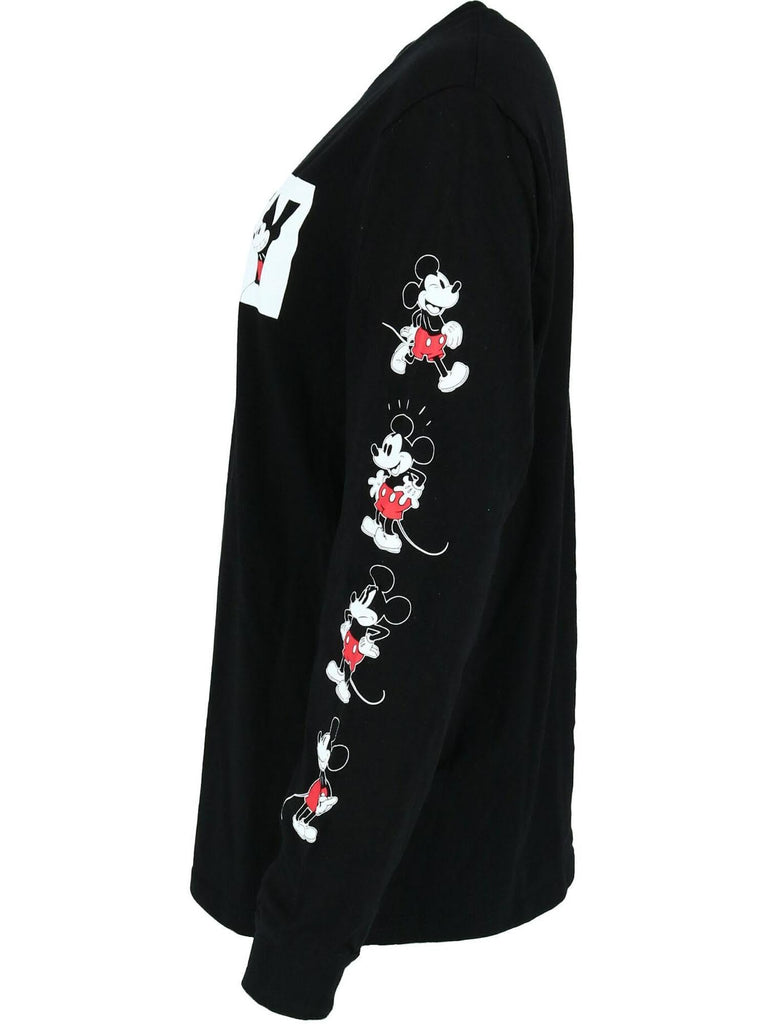 Jerry Leigh Disney Adult Many Mickey Long Sleeve Top, XLarge, Black