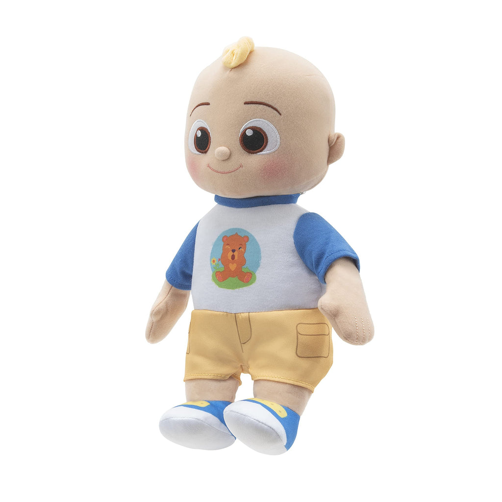 CoComelon Official Boo Boo JJ Feature Plush - Boo Boo Areas Light Up (Head, Elbow, Knee, Foot) - Help Heal JJ’s Boo Boo’s with Bandages