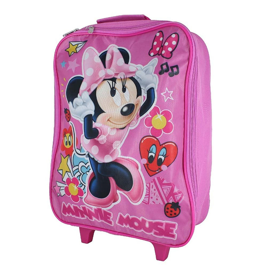 Disney Nickelodeon Marvel Kids Rolling Backpack Luggage Pilot Case